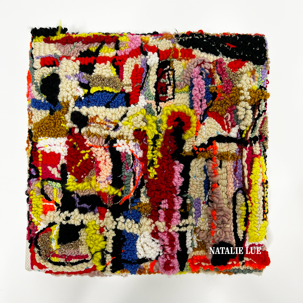 Abstract fiber artwork #2 by Natalie Lue