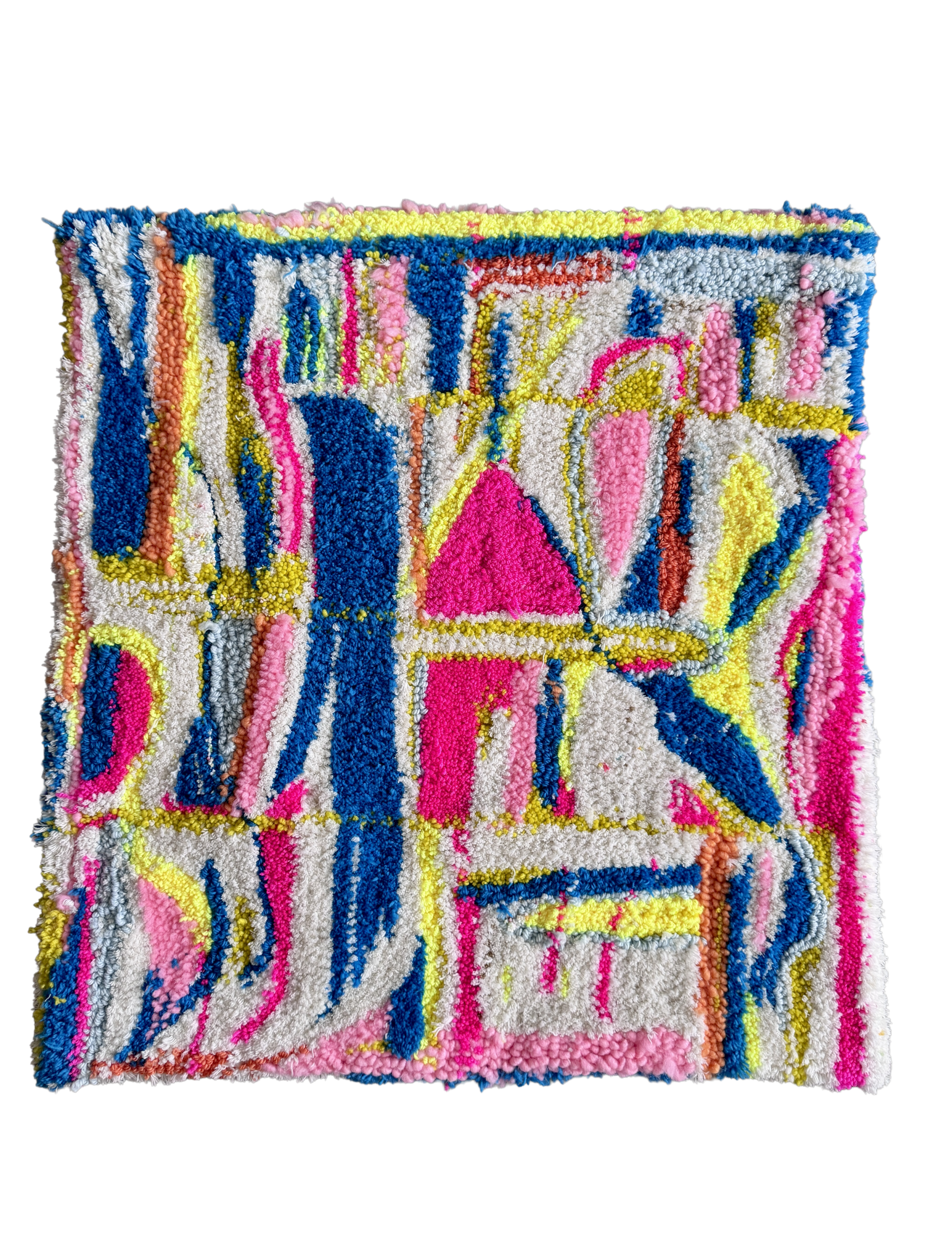 Natalie Lue abstract tufted wall hanging feelings s3